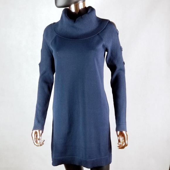 INC Grommet embellished Trimmed Tunic Sweater - Picture 2 of 6